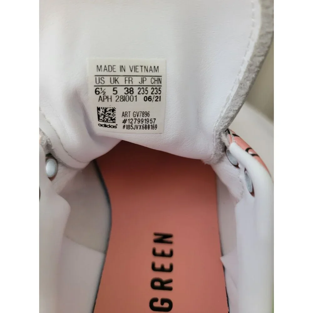 Adidas Originals Stan Smith Floral Leather Sneakers Women's Sz 6.5 GV7896 - Picture 11 of 11